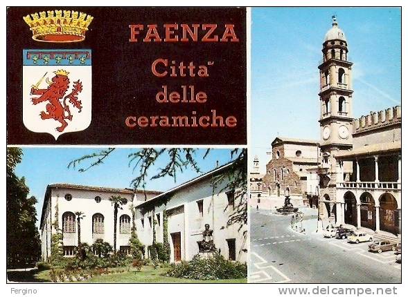 5110/FP/11 - FAENZA (RAVENNA) - Vedutine Con Stemma Del Comune - Faenza
