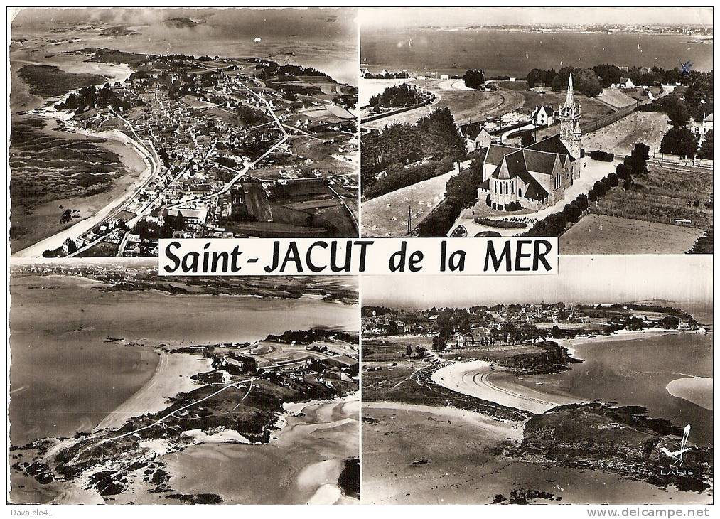 22 SAINT JACUT DE LA MER  MULTIVUES  1963 TIMBREE   BON ETAT VOIR SCAN - Saint-Jacut-de-la-Mer