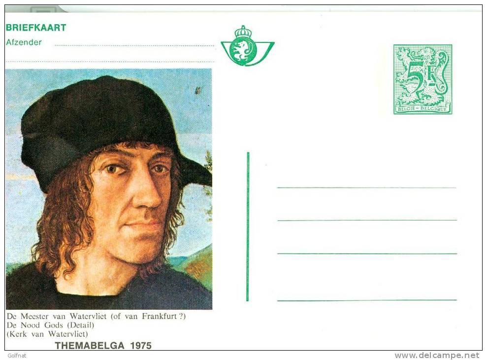 BELGIQUE ENTIER POSTALTHEMABELGA 1975 DE MEESTER VAN WATERVLIET - Impressionisme