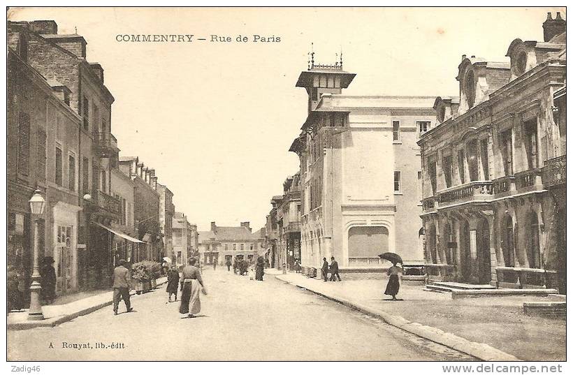 COMMENTRY - RUE DE PARIS - Commentry