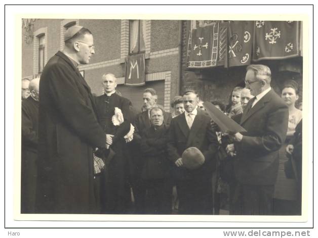 LIERNEUX - Photo Carte - Discours En Présence De Mgr Van Zuylen - 24 Septembre 1961 (sf54) - Lierneux