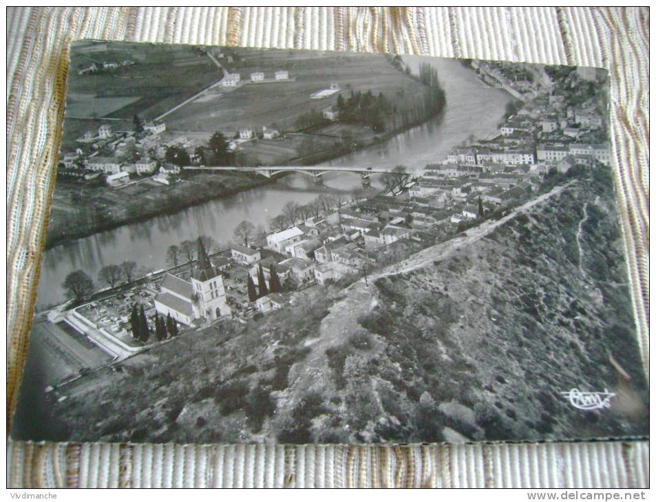 46 - LUZECH - AUTRE VUE GENERALE AERIENNE - CPSM CARTE PHOTO - VIERGE - Luzech