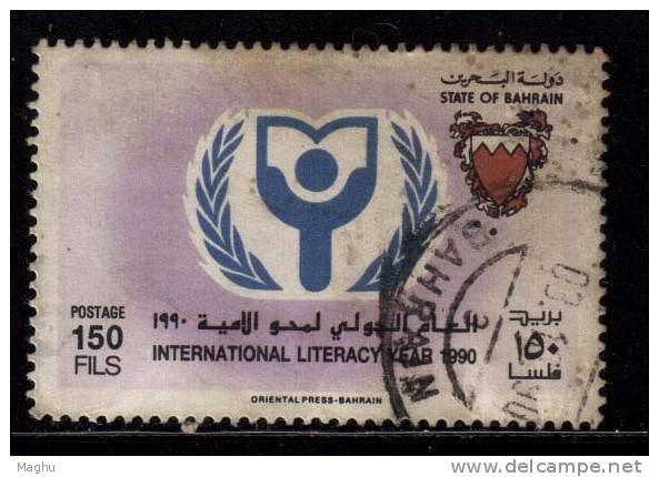 Bahrain Used 1990, 150f  Inter., Literacy Year - Bahrein (1965-...)