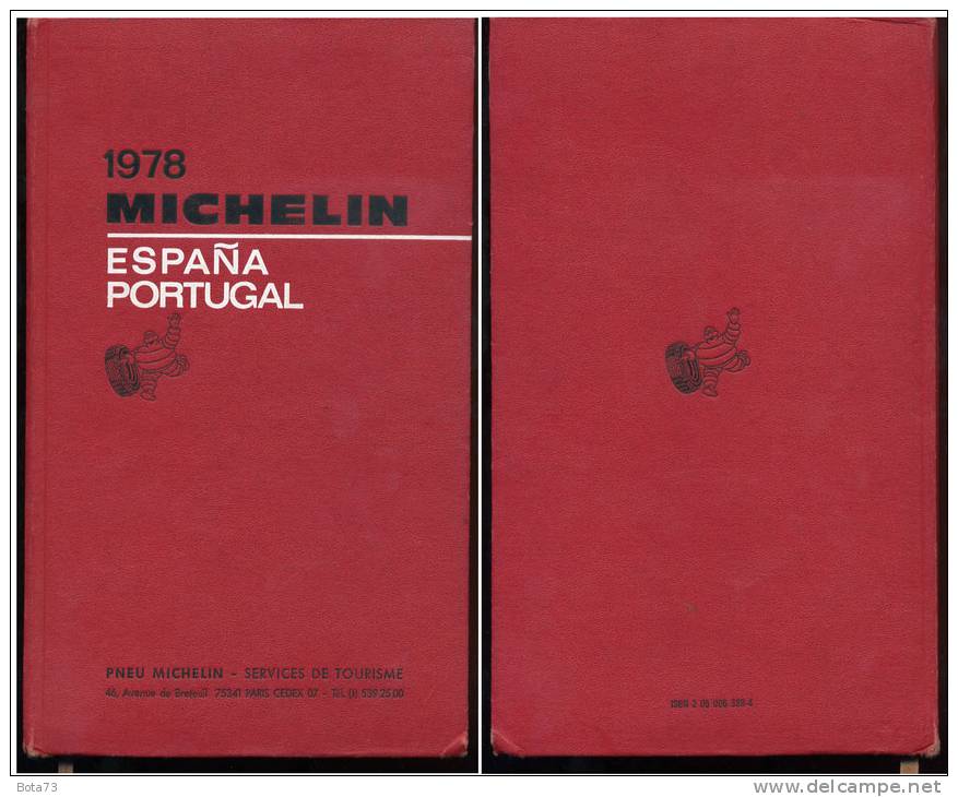 GUIDE MICHELIN ESPAGNA PORTUGAL 1978 - Michelin (guides)