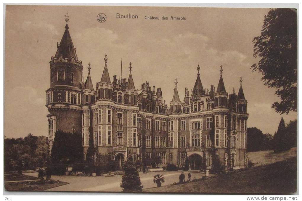 CPA Carte Postale BOUILLON Château Des Amerois (1932, Belgique België + FLAMME HÔTEL DE LA GARE BOUILLON) (N) - Bouillon