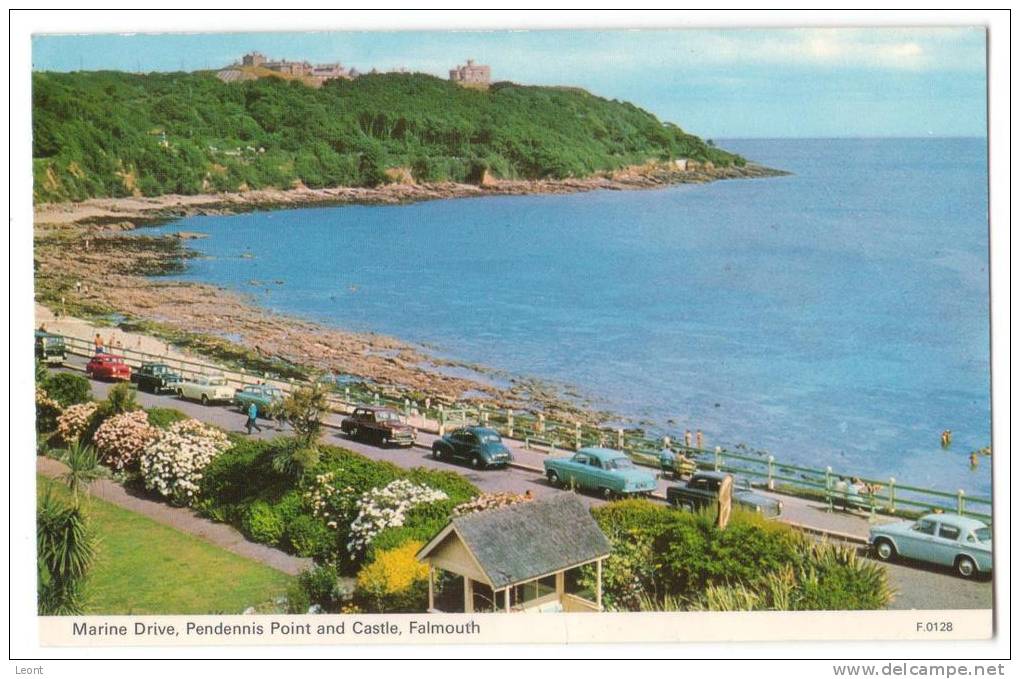 Falmouth - Marine Drive - Pendennis Point And Castle - 1969 - Falmouth