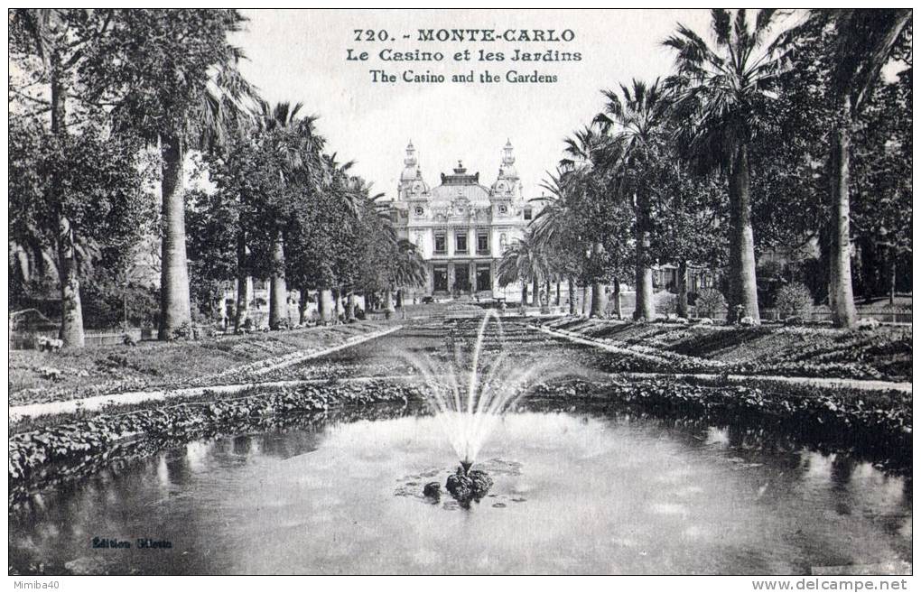 MONACO - Le Casino Et Les Jardins - Casinò