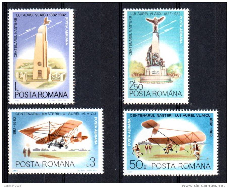 Romania 1982 / Aurel Vlaicu - Unused Stamps