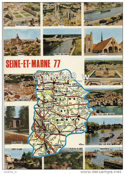 Seine-et-Marne 77 - Multi-vues - N° O DP.999.00.0.0177 - Autres & Non Classés