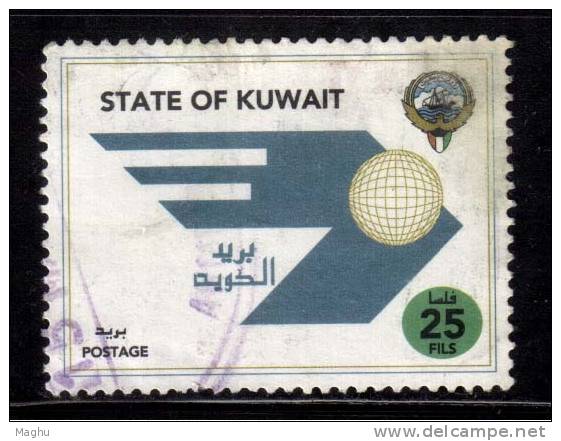 Kuwait  Used 1998., Postal Emblem, Post., - Koweït