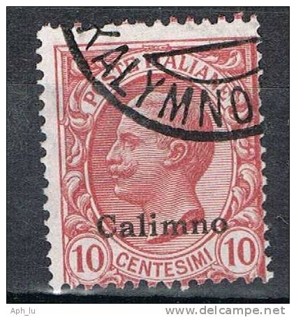 Ital. Ägäis, 1912, Calimno, 10 Cent., MiNr. 5I, Gestempelt (a01058) - Egée (Calino)