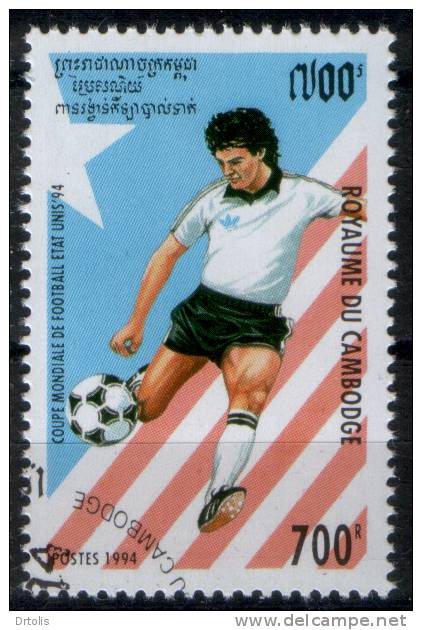 CAMBODIA / WORLD CUP SOCCER CHAMPIONSHIPS USA 94 / VFU / 2 SCANS . - 1994 – Verenigde Staten