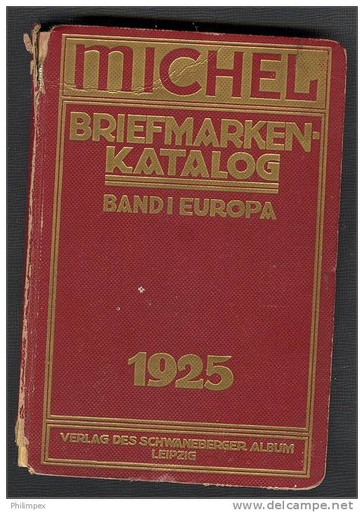 MICHEL EUROPA 1925 - OLD STAMP CATALOG - Andere & Zonder Classificatie