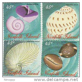 Norfolk Island-1996 Shells MNH - Norfolk Island