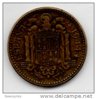 SPAGNA 1 PESETA 1944 - 1 Peseta