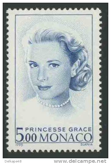 Monaco 1993 Mi 2116 YT 1871 ** Princess Grace / Fürstin Gracia Patricia(1929-1982) Actress /  Filmschauspielerin - Acteurs