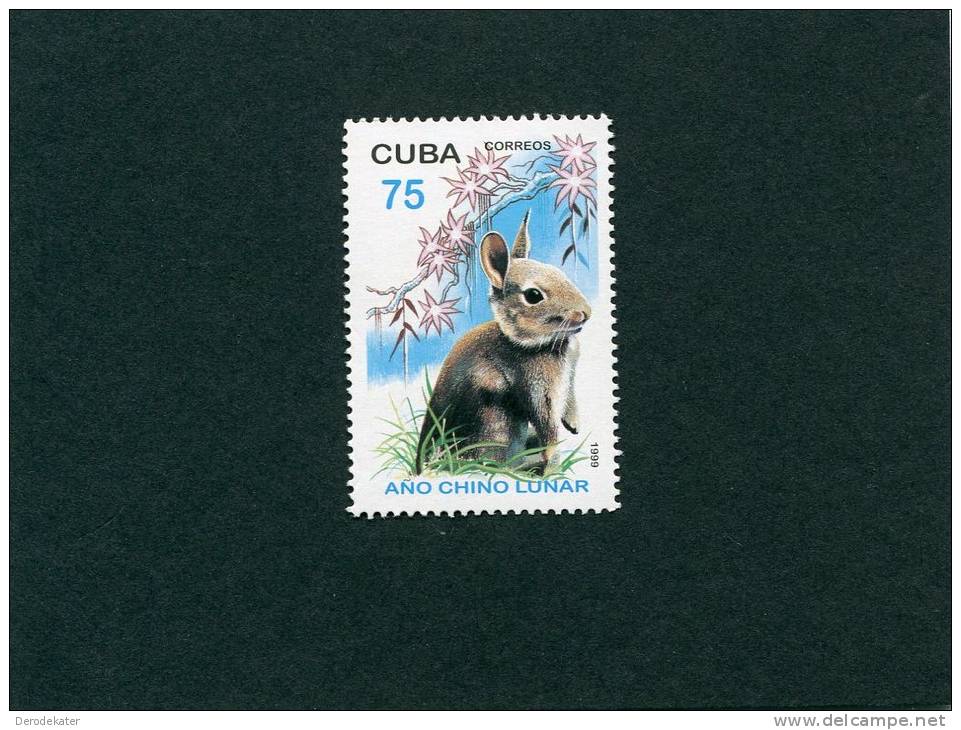 Cuba 1999.Ano Chino Lunar.MNH**.Rabbit.Lapin.Rabbits.apins.Conejo.Conigli.Kaninchen.Konijn.Konijnen. Zodiac.Chinese Year - Hasen