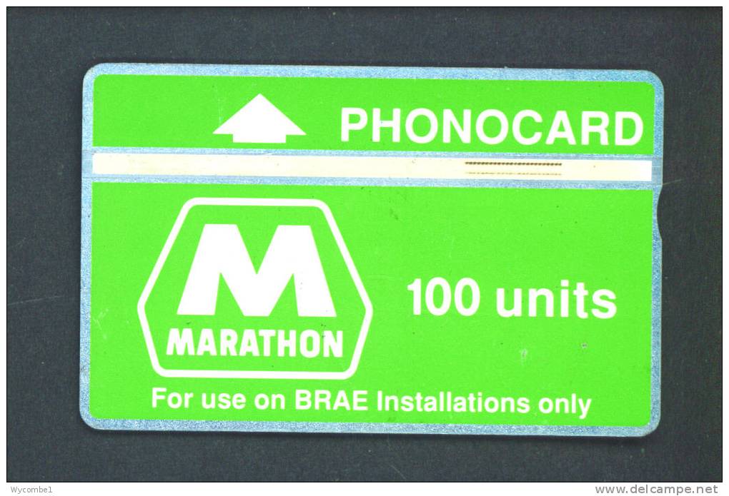 UK (OIL/GAS RIG)  -  Optical Phonecard As Scan - Plateformes Pétrolières