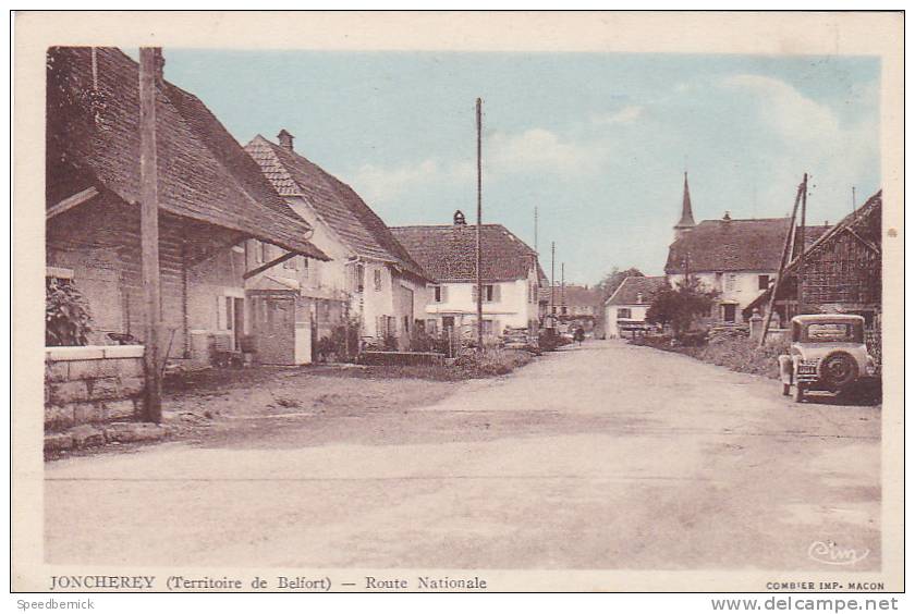 19032 BELFORT - JONCHEREY Nationale. CIM - Vieille Voiture4355-001 - Belfort - Ville