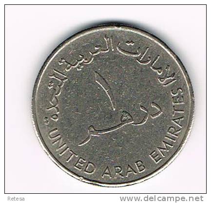 UNITED ARAB EMIRATES  1 DIRHAM 1988 - Verenigde Arabische Emiraten