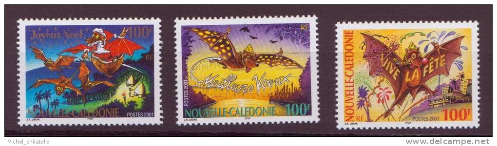 Nouvelle Caledonie N ° 860 à 862** Neuf Sans Charniere  Timbres De Souhaits - Neufs