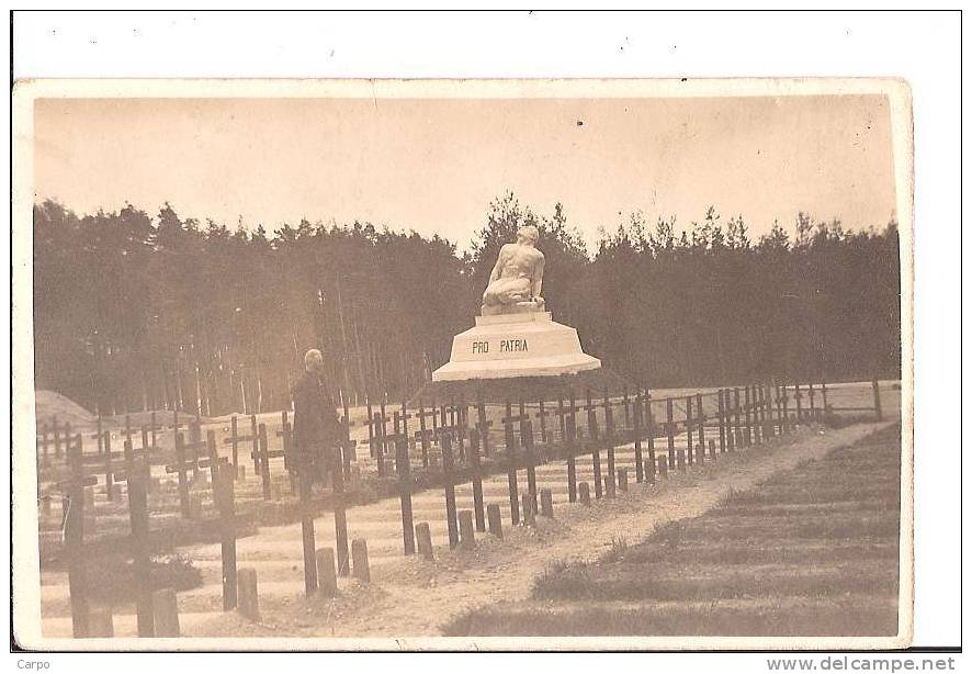 MILITARIA - Carte Photo, Cimetière Militaire. - War Cemeteries