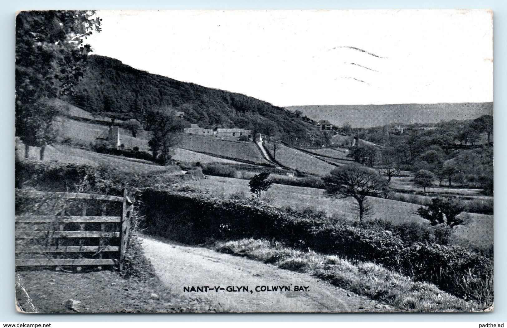 POSTCARD COLWYN BAY NANT-Y-GLYN CIRCA1918 ETW DENNIS Sheffield Delivery Address - Denbighshire