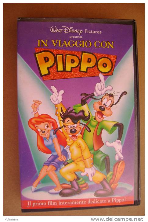 PAZ/7 IN VIAGGIO CON PIPPO VHS Orig. Walt Disney / Cartoni Animati - Dibujos Animados
