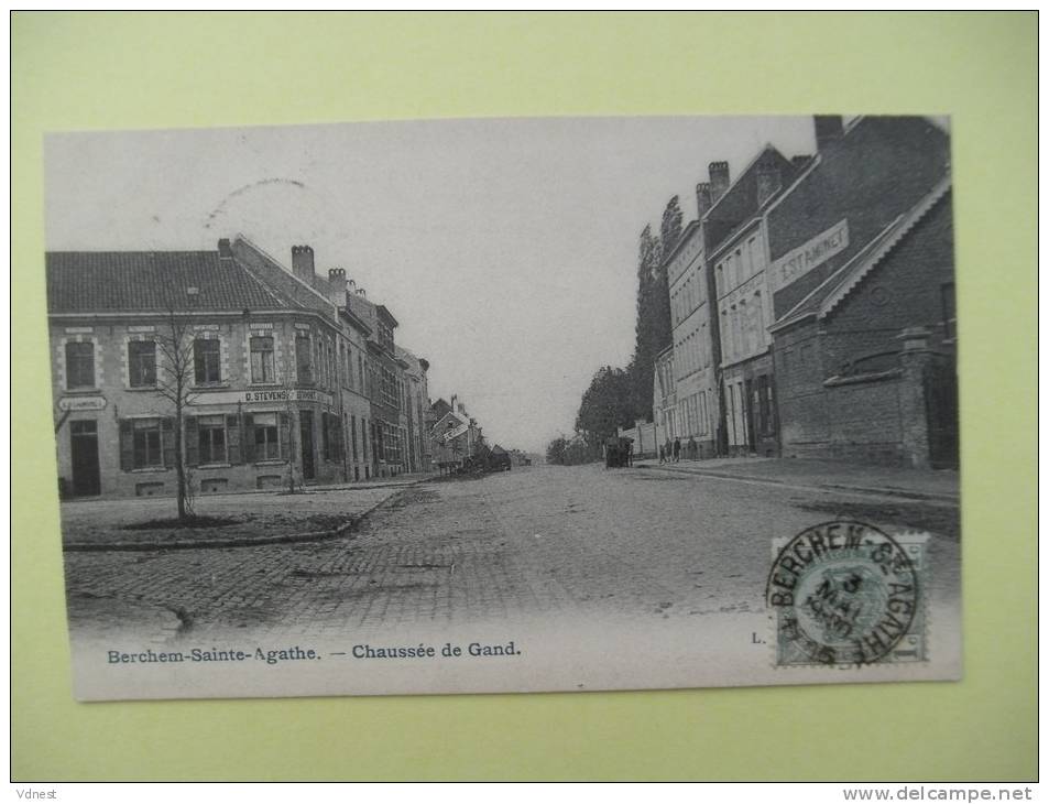 PK  B119  Sint Agatha Berchem Sainte Agathe   1906   Ch D Gand - Berchem-Ste-Agathe - St-Agatha-Berchem