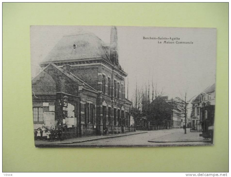 PK  B118  Sint Agatha Berchem Sainte Agathe   1920   Mais Com - Berchem-Ste-Agathe - St-Agatha-Berchem