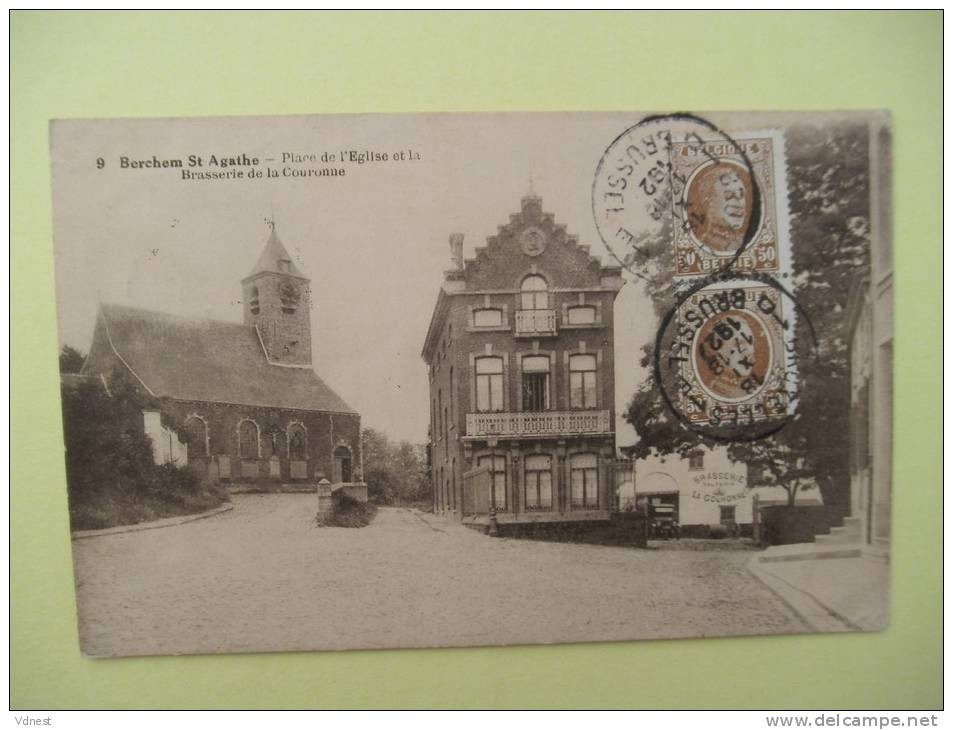 PK B111  Sint Agatha Berchem Sainte Agathe   1927  Nr 9 - Berchem-Ste-Agathe - St-Agatha-Berchem