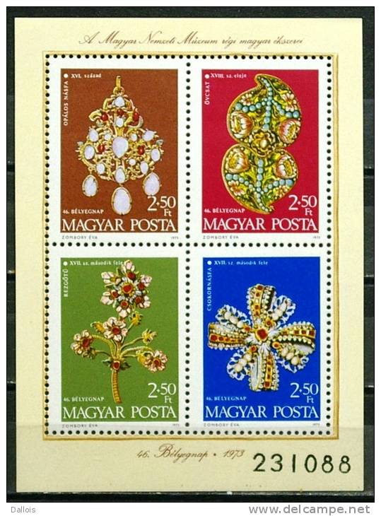 Hongrie - 1973 - Joaillerie - Jewelry - Neufs - Unused Stamps