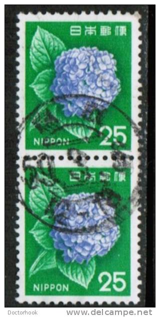 JAPAN   Scott #  1072  VF USED Pair - Usados