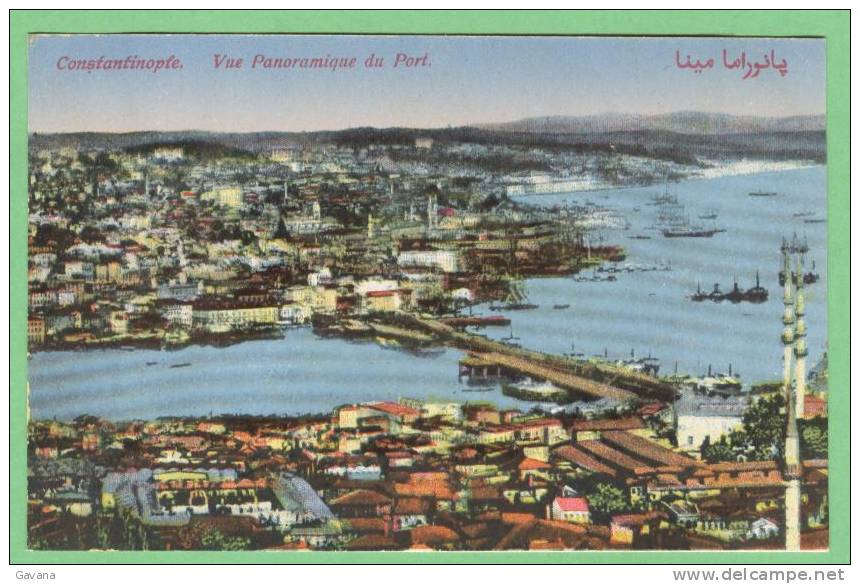 CONSTANTINOPLE - Vue Panoramique Du Port - Turkey