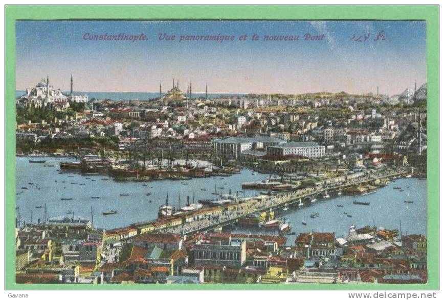 CONSTANTINOPLE - Vue Panoramique Et Le Nouveau Pont - Turquie