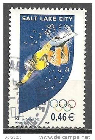 1 W Valeur Oblitérée,used - FRANCE - YT Nr 3460 - Snowboard * 2002 - N° 6-51 - Skateboard