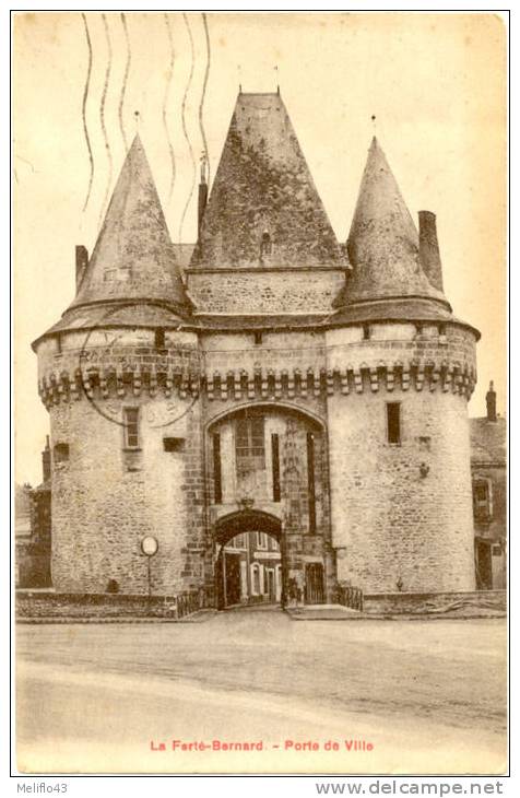 72/CPA - La Ferte Bernard - Porte De Ville - La Ferte Bernard