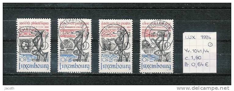 Luxemburg 1984 - Yv. 1041/44 Gest./obl./used - Gebraucht