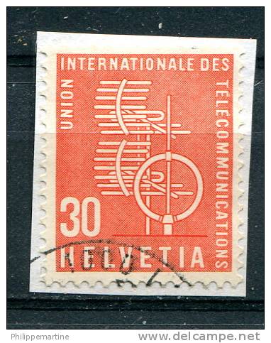 Suisse 1985 - Service YT 395 (o) Sur Fragment - Officials