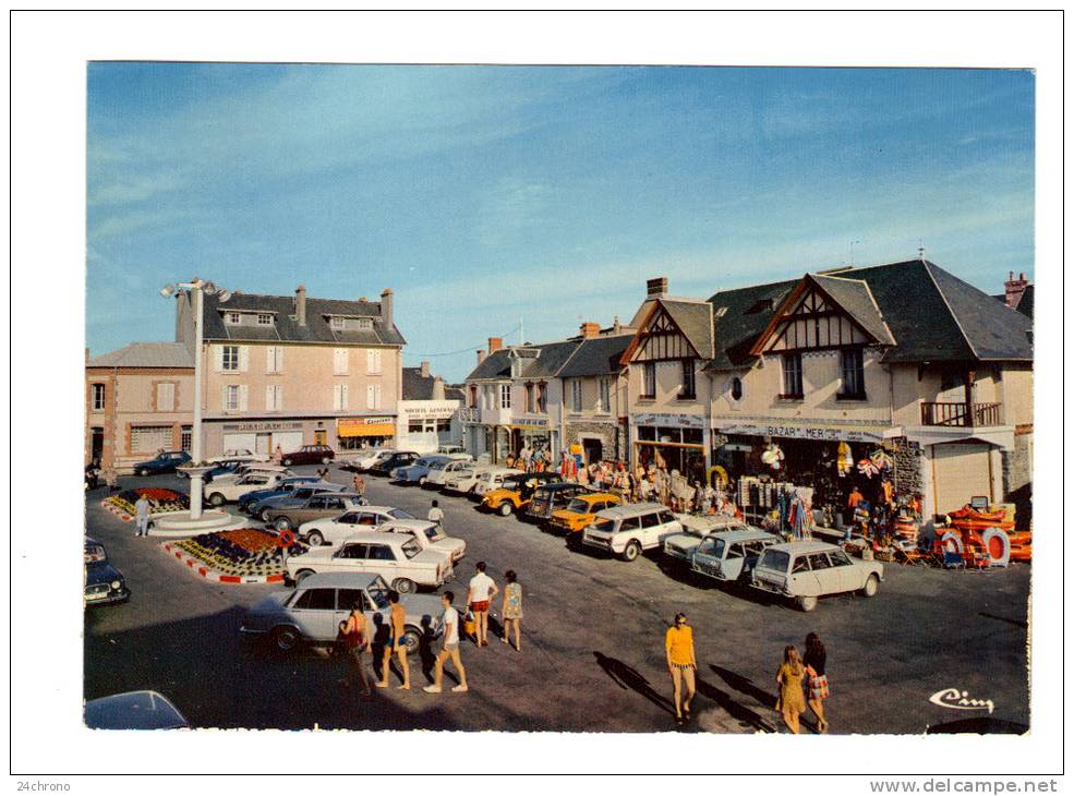 Coutainville: La Place, Automobiles (11-2662) - Autres & Non Classés