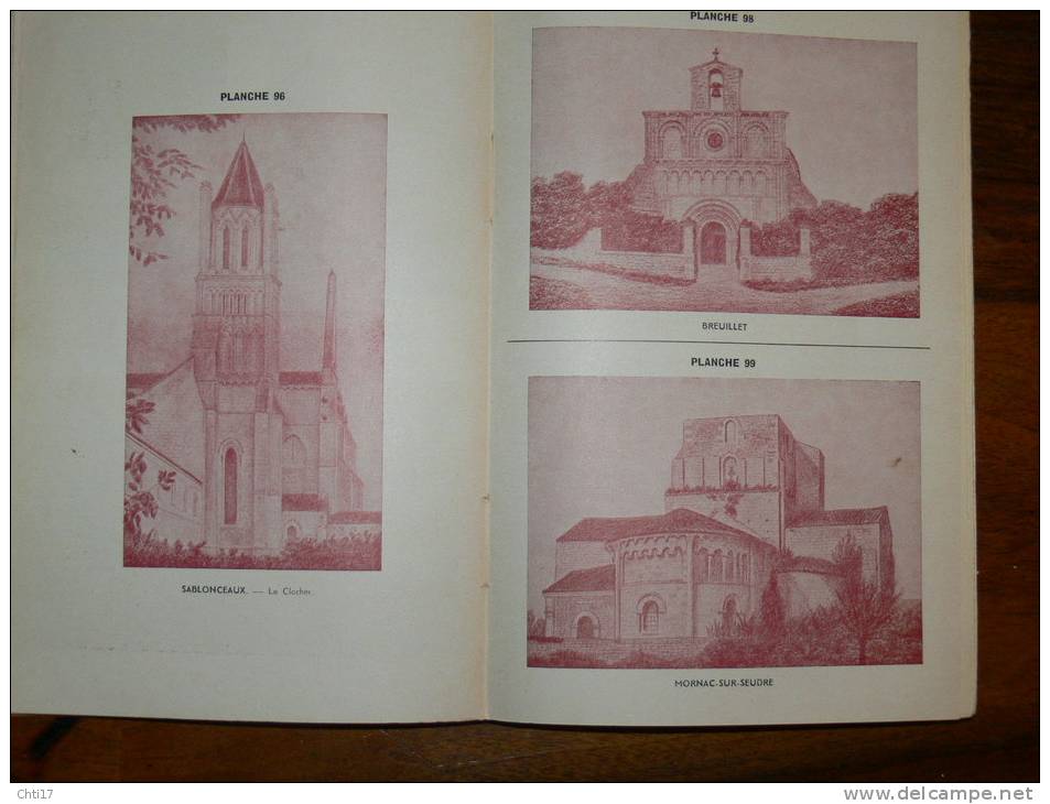 SAINTES ET SES ENVIRONS 1952 "LES EGLISES DE SAINTONGE" CIRCUITS TOURISTIQUES LIVRE 1 PAR CHARLES CONNOUE EDIT DELAVAUD - Poitou-Charentes