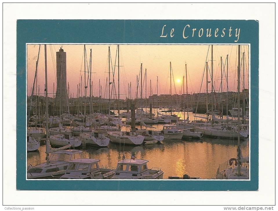 Cp, 56, Arzon, Arhan, Lever Du Jour Sur Le Port De Crouesty, écrite - Arzon
