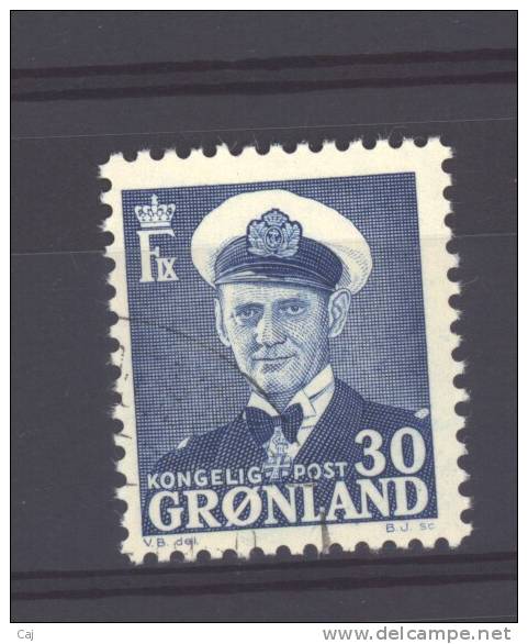 Groenland  -  1950  :  Yv  23A  (o) - Usados