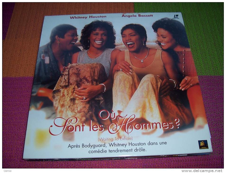 LASERDISC  CDV   °°°   OU SONT LES HOMMES AVEC WHITNEY HOUSTON ET ANGELA BASSET - Other Formats