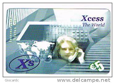 GERMANIA (GERMANY) - XS    (REMOTE) -  XCESS: GIRL    -  USED - RIF. 5925 - GSM, Voorafbetaald & Herlaadbare Kaarten