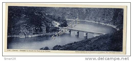 EDITION DE LA CHOCOLATERIE ET CONFISERIE FINE CANTALOUP-CATALA - N°B50CREUSE CROZANT LA BOUCLE DU¨PONT ET LES RUINES - Schokolade