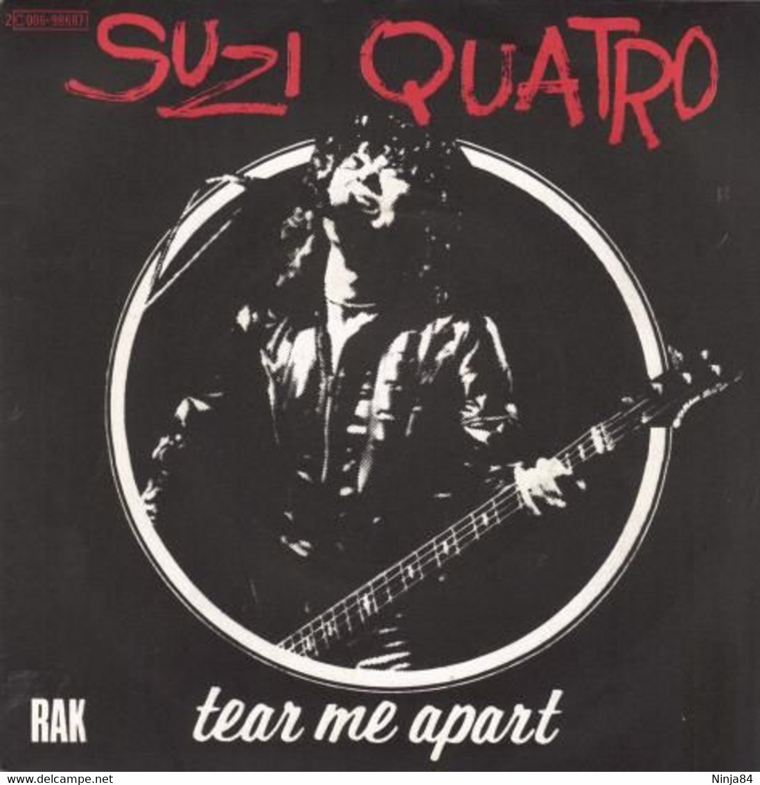 SP 45 RPM (7")  Suzi Quatro  "  Tear Me Apart   " - Rock