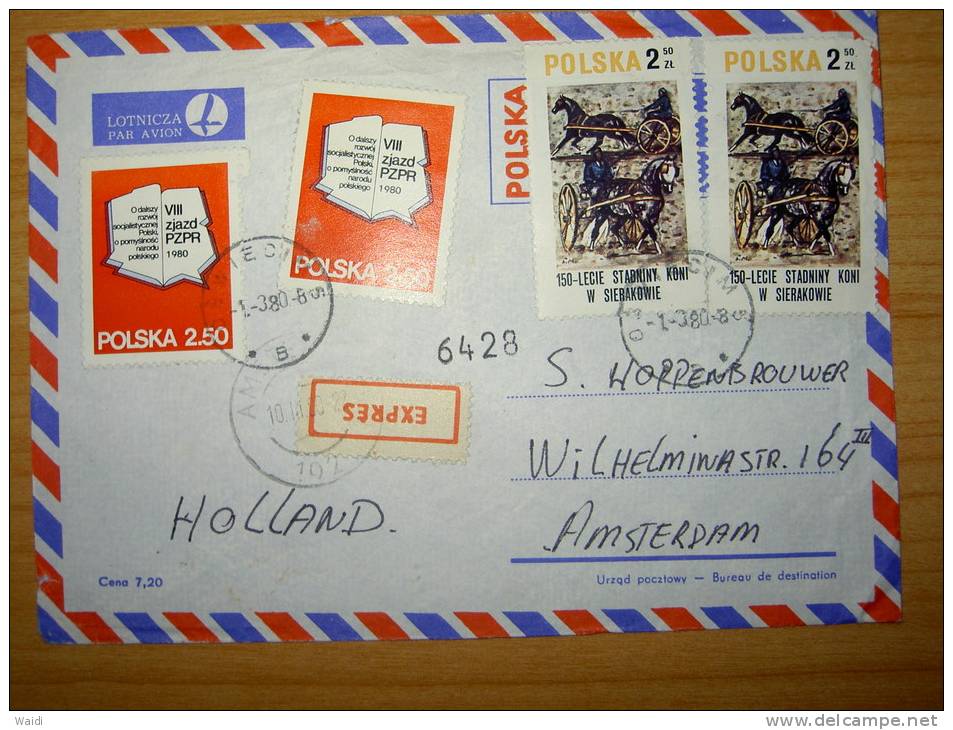 2 Briefe Polen Express, Australien - Sonstige & Ohne Zuordnung