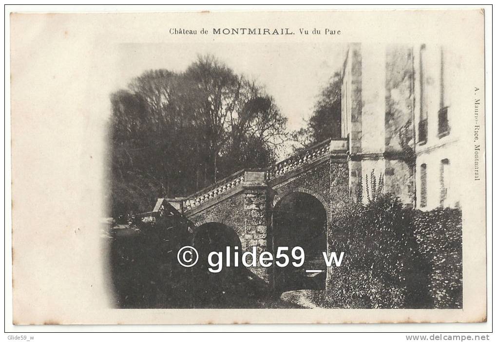 MONTMIRAIL - Château De Montmirail - Vu Du Parc - Montmirail