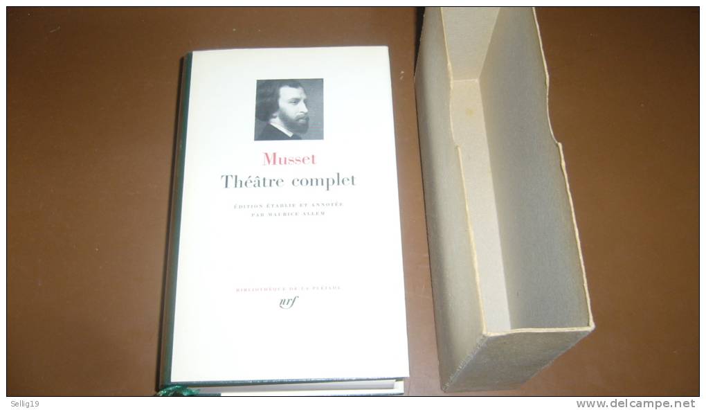 Musset Théatre Complet - NRF La Pléiade - La Pléiade